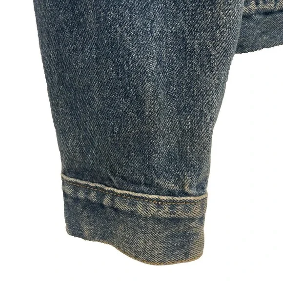 Vtg Levi's 71506 Type III Trucker Denim Jckt Men's 44L Brown Patch USA Big &Tall - Picture 5 of 10